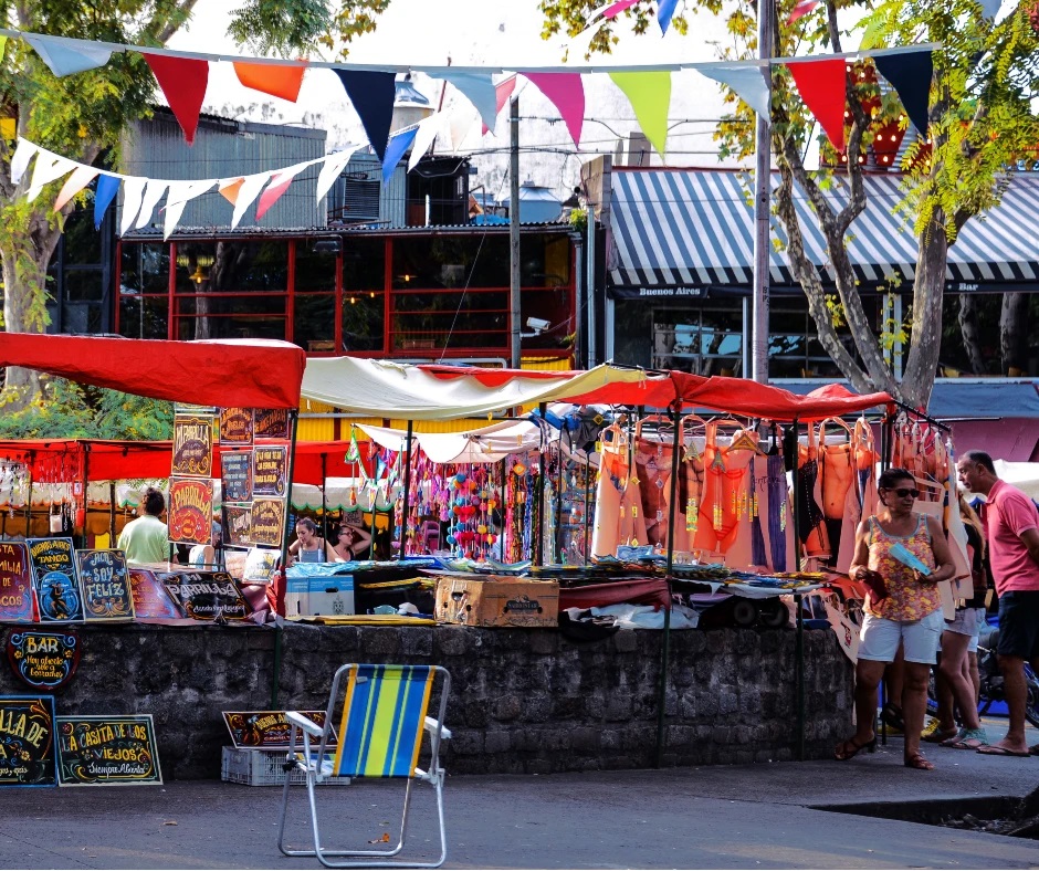 Local markets in Buenos Aires — San Telmo and La Boca